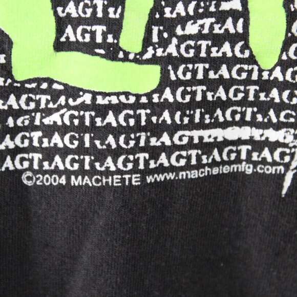 Rare Vintage 2004 A Global Threat Band Tee - Size Medium Unisex - Picture 5 of 7